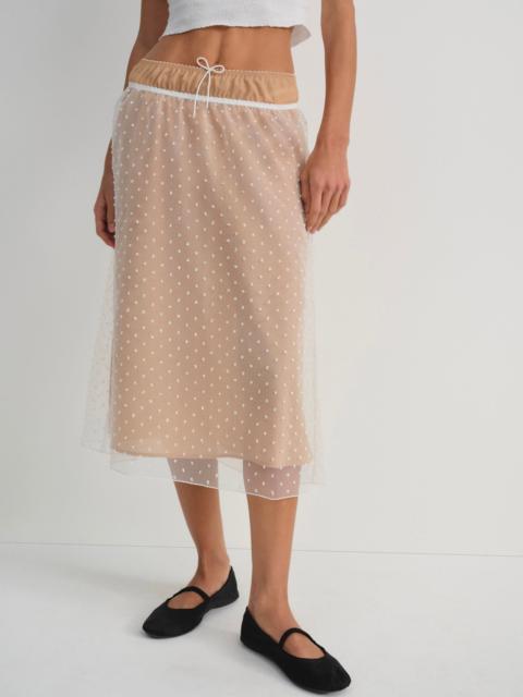 Devon Dot Midi Skirt