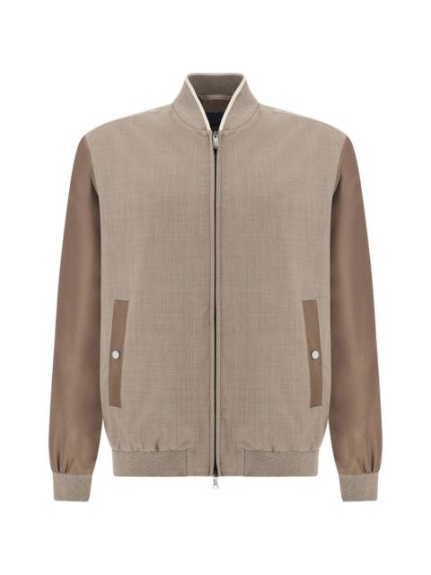 Hybrid bomber jacket