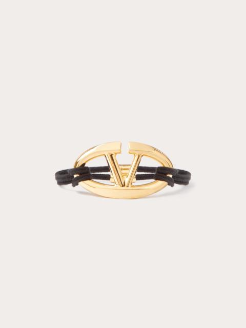 THE BOLD EDITION VLOGO ROPE AND METAL BRACELET