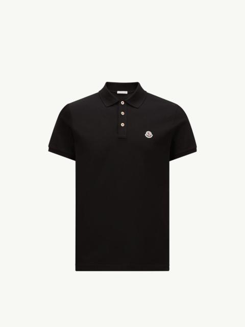Logo Patch Cotton Polo Shirt