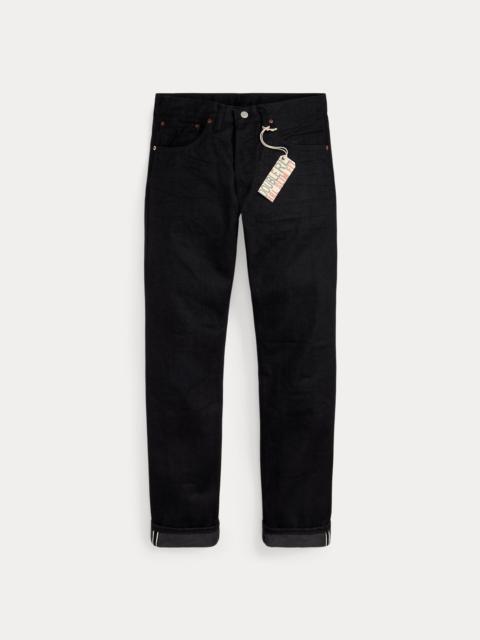 Slim Fit Black Selvedge Jean