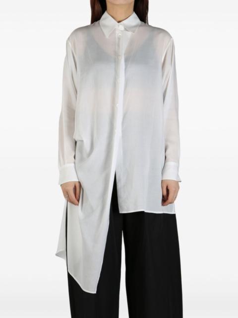 asymmetric shirt