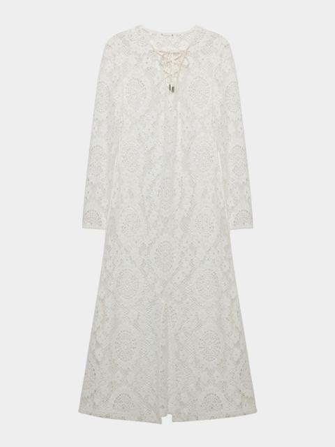 Hawthorne Long-Sleeve Lace Dress