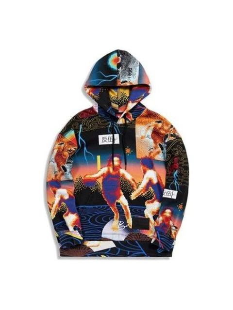 Li-Ning Paris fashion week FW20 Series Loose Pullover Hoodie 'Multi-Color' AWDQ633-1