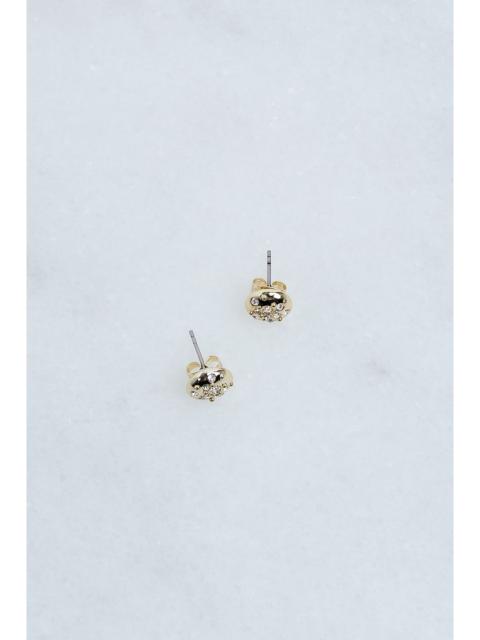 Hand Set European Crystal Sprinkle Stud Earrings