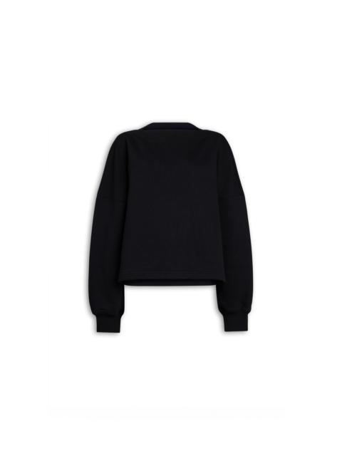 BOATNECK FLEECE SWEAT