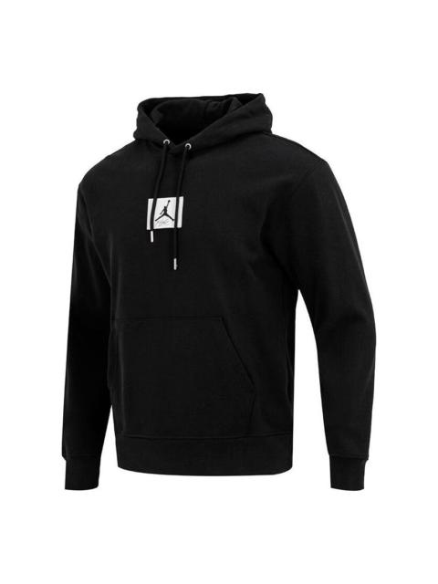Air Jordan Drawstring Knit Hoodie Men's Black DQ7339-010