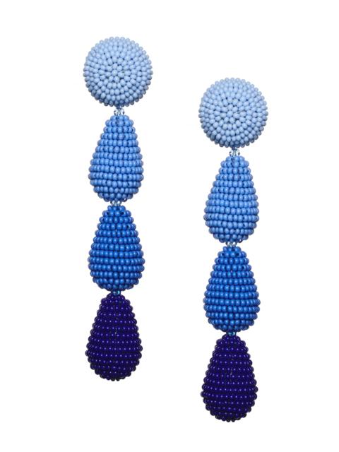 ELIZA EARRINGS - BLUE OMBRE