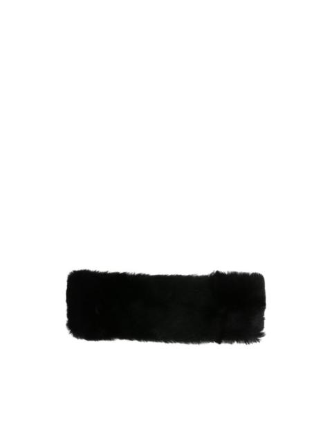 shearling headband