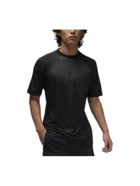 Air Jordan Dri Fit Sport Short Sleeve Top Asia Sizing 'Black' DZ0576-010
