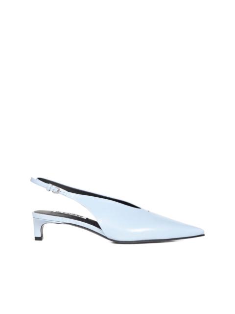 adjustable strap pointed pumps