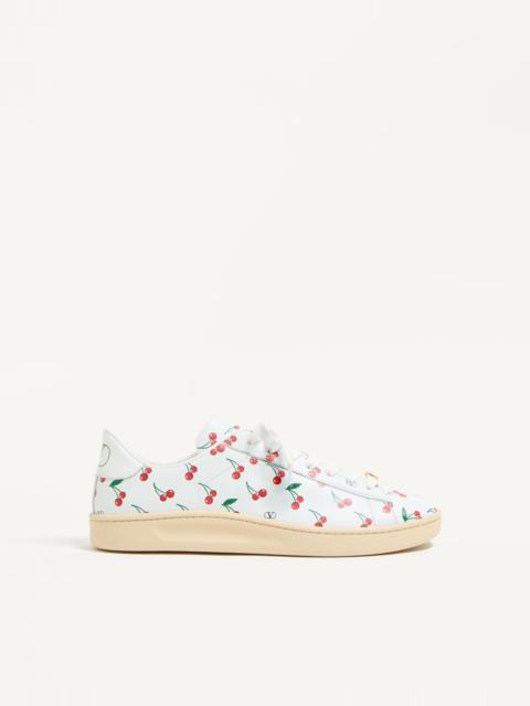 ROYCO SNEAKER IN NAPPA CALFSKIN WITH CHERRYFIC PATTERN