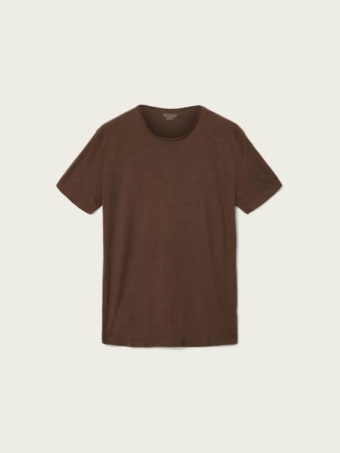 FIGURE CREW NECK RAW EDGE T-SHIRT