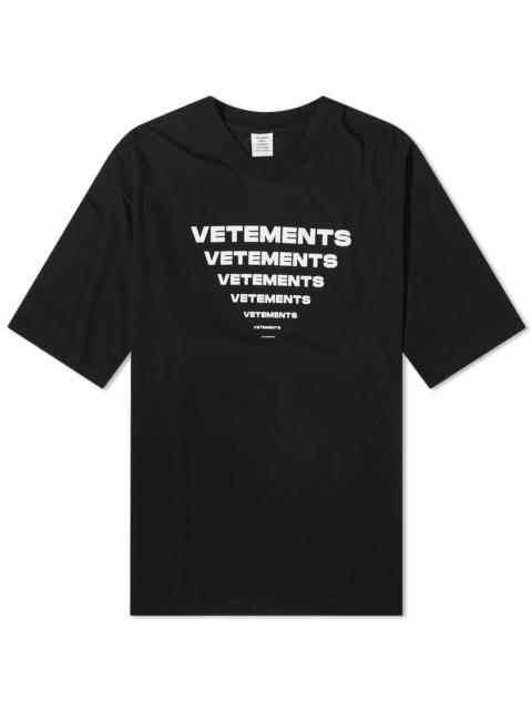 VETEMENTS Pyramid Logo T-Shirt