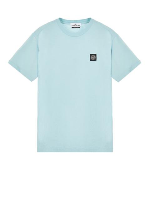 24113 GARMENT-DYED 60/2 COTTON JERSEY  AQUA