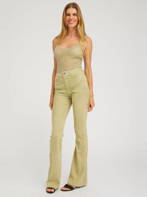 SUEDE 5 POCKET MICRO FLARE