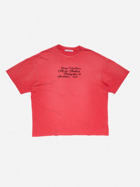 Logo t-shirt - Bright Red