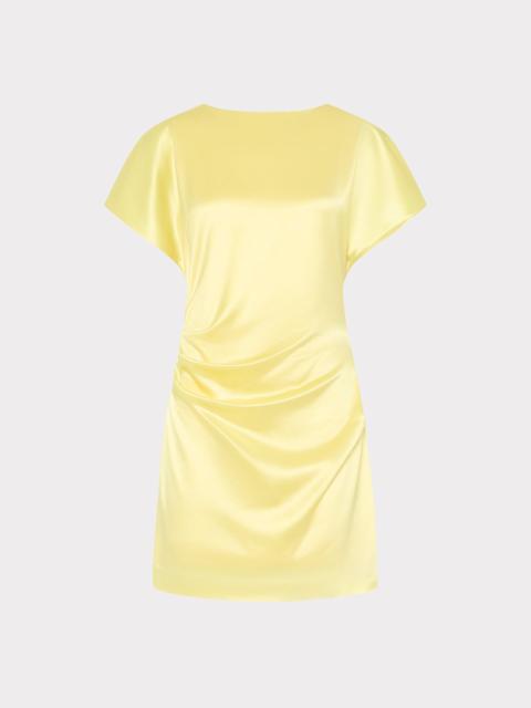 Kora Hammered Satin Mini Dress