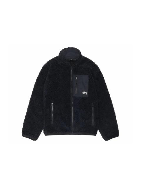 Stussy Sherpa Reversible Jacket Black