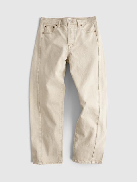 Pieced Barrel-Leg Jeans