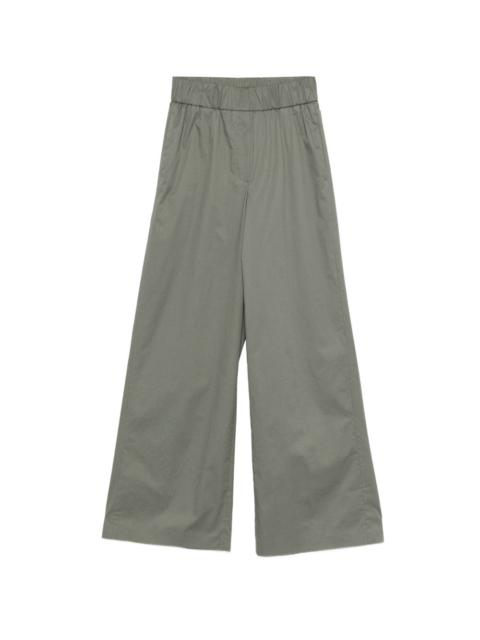 elasticated-waistband trousers