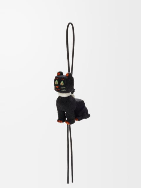 Futurist Cat charm in felt