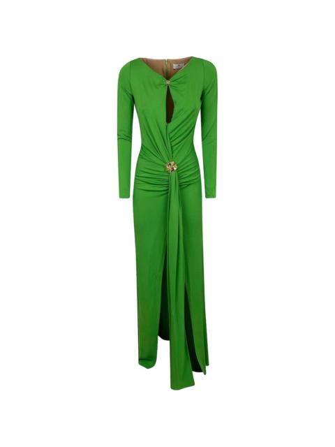 long-sleeve maxi dress