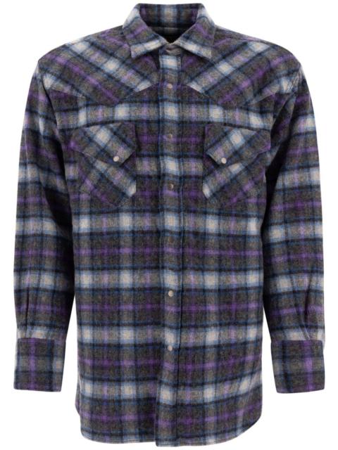 checked Western shirt