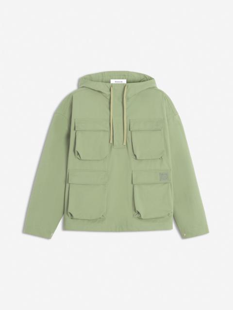 HOODED POPOVER JACKET