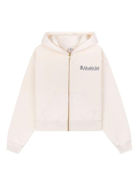 Lion Health zip-up hooded top