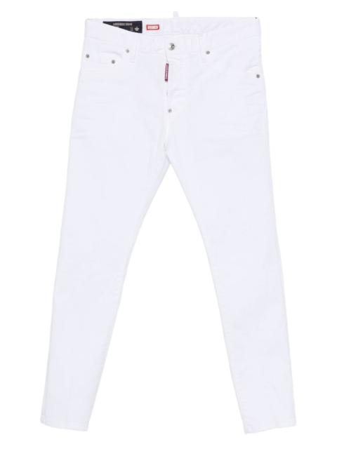 Skater rivet cotton skinny jeans