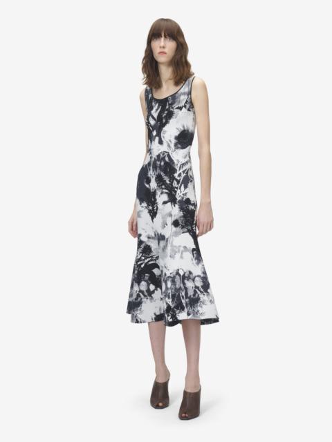 Floral Jacquard Midi Dress
