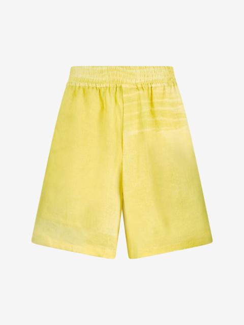 Linen Bermuda Shorts