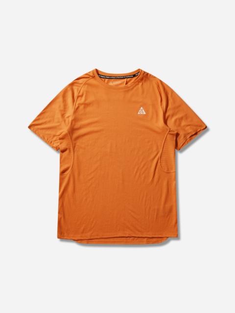 Men's ACG 'Solar Chase' Dri-FIT ADV Trail Running Top Safety Orange