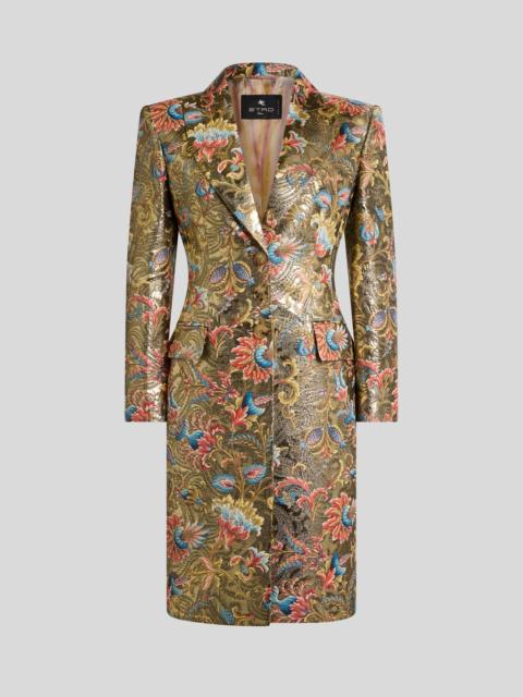 PAISLEY JACQUARD COAT