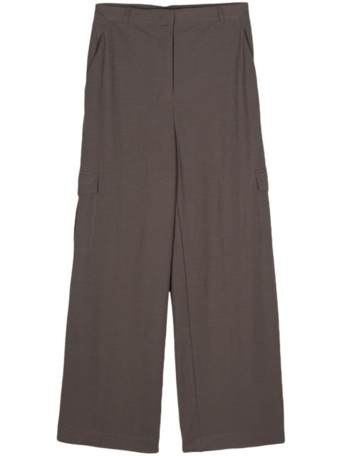 straight-leg cargo trousers