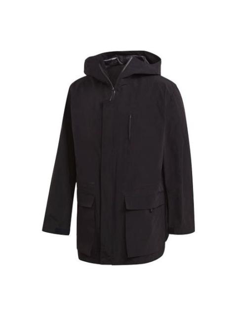Men's Y-3 Casual hooded Windproof Jacket Black GK4569