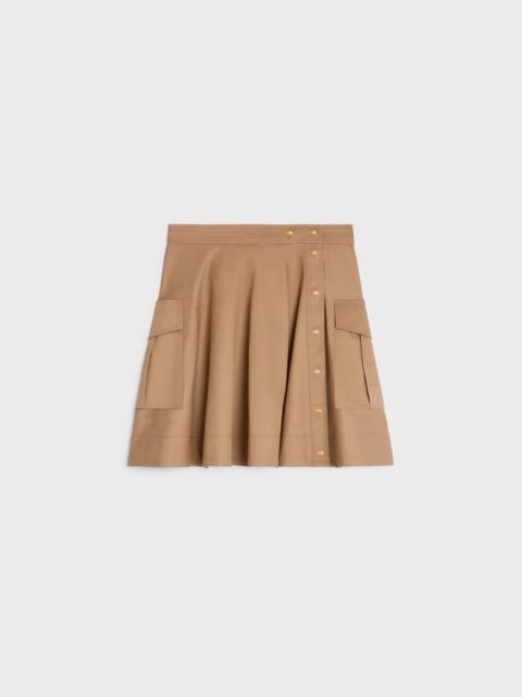 skirt IN cotton twill