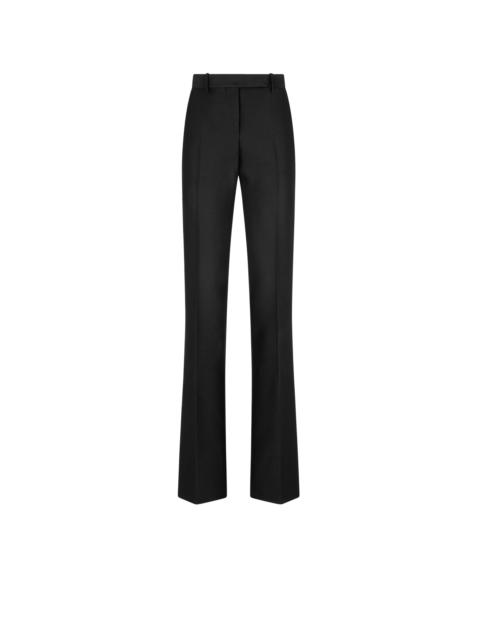 WOOL SILK RADZMIR TAILORED STRAIGHT PANTS