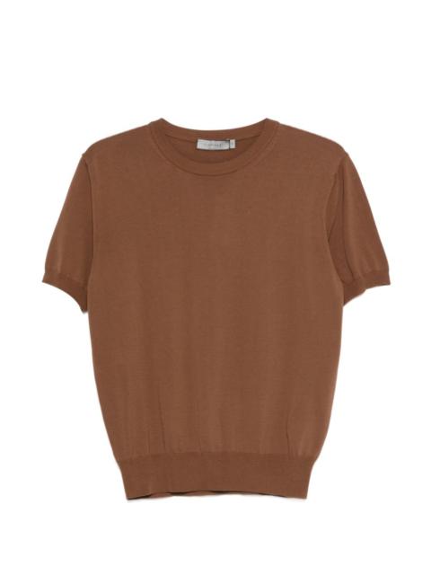 short-sleeve knitted T-shirt