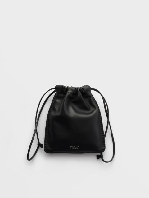 Nappa leather smartphone pouch