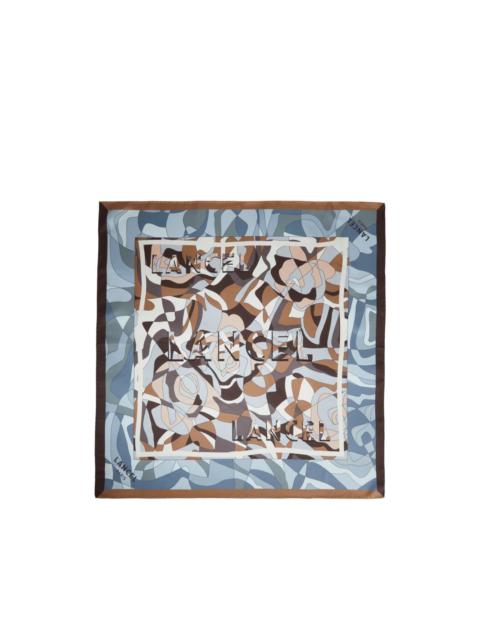 geometric-patterned scarf