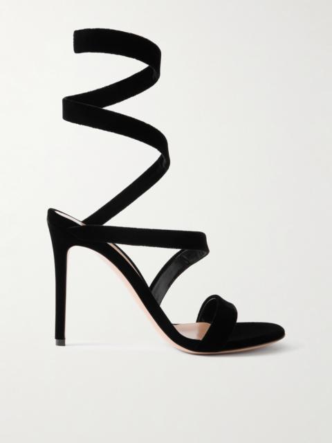 Opera Velvet Sandals
