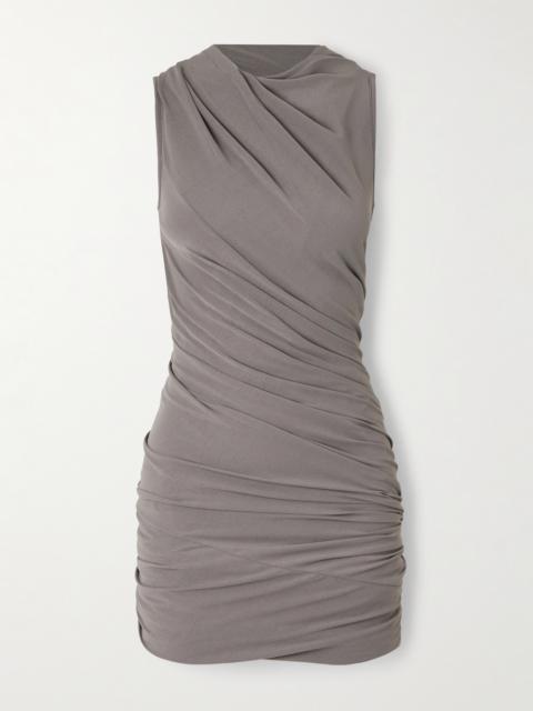 Luna Draped Crepe-jersey Mini Dress