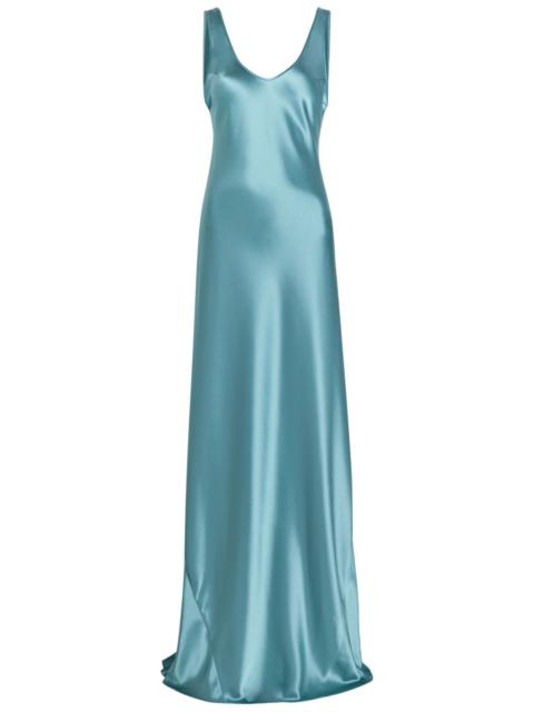 Galvan Valletta Satin Maxi Dress