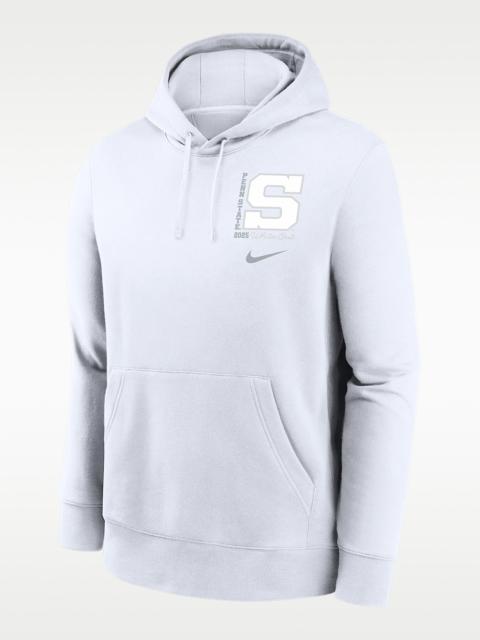 Penn State 2025 White Out Club Men's Nike College Pullover Hoodie