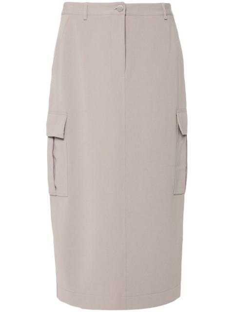 Relaxed cargo skirt