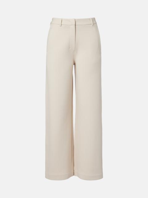 Caucaso cotton-blend wide-leg pants