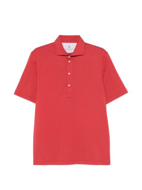 buttoned polo shirt