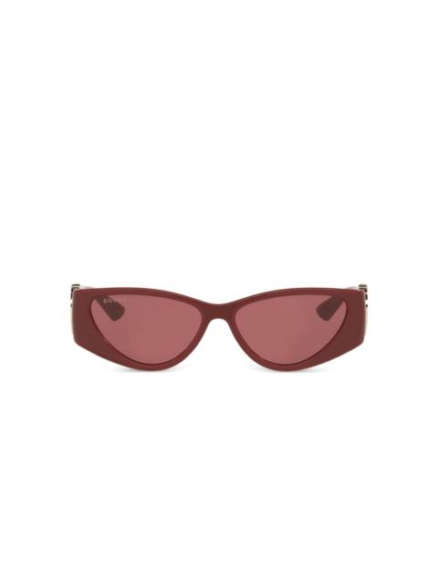 GG-logo cat-eye sunglasses